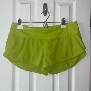 Size 8 lululemon speed up shorts